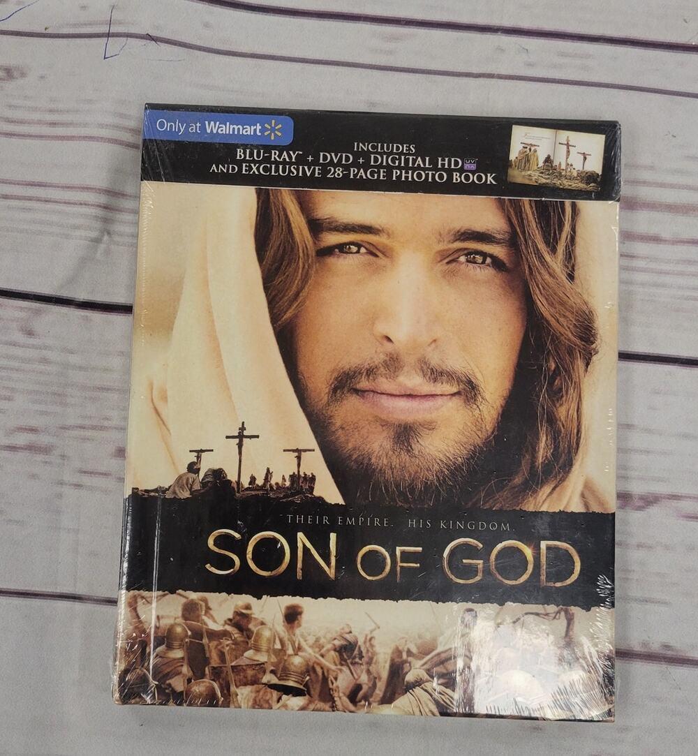 Son of God Blu-ray DVD Digital HD Walmart Exclusive Photo Book NEW